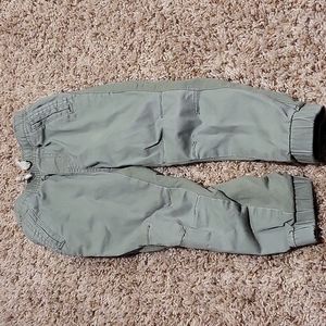 Toddler cat and jack joggers. 3t. Sage green color.